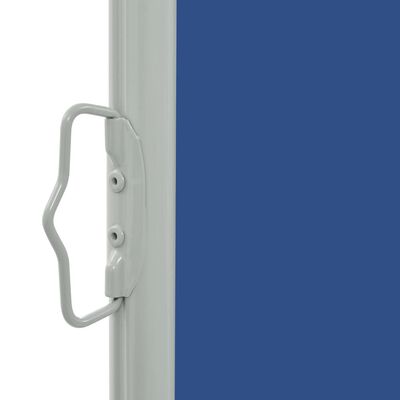 vidaXL Zaťahovacia bočná markíza na terasu 140x300 cm, modrá