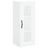 vidaXL Vysok&aacute; skrinka biela 34,5x34x180 cm spracovan&eacute; drevo