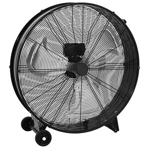 vidaXL Priemyseln&yacute; bubnov&yacute; ventil&aacute;tor 77 cm 187,7 W, čierny
