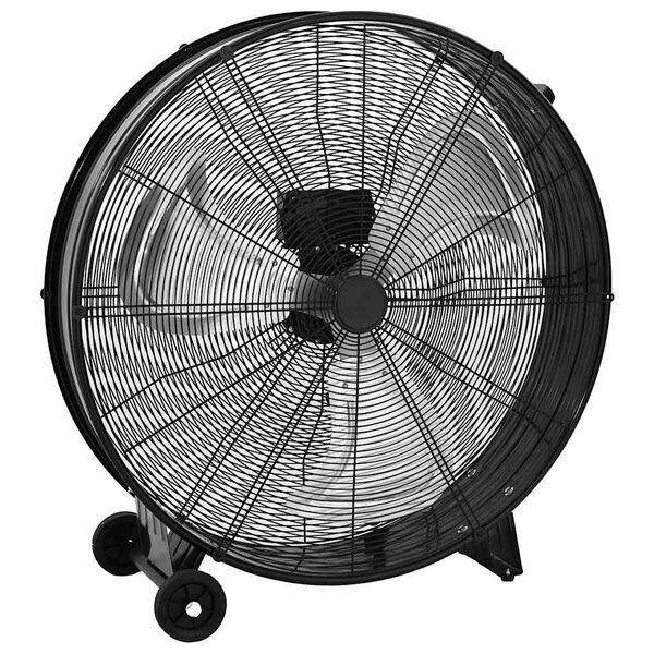 vidaXL Priemyseln&yacute; bubnov&yacute; ventil&aacute;tor 77 cm 187,7 W, čierny