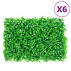 vidaXL Umel&yacute; plot z listov papradia 6 ks zelen&yacute; 40x60 cm