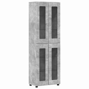 vidaXL Highboard FLORIN 60 x 35 x 182 cm Bet&oacute;nov&aacute; &scaron;ed&aacute;