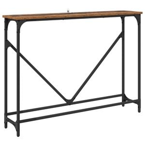 vidaXL Konzolov&yacute; st&ocirc;l Star&eacute; drevo 102 x 23 x 75 cm Kompozitn&eacute; drevo