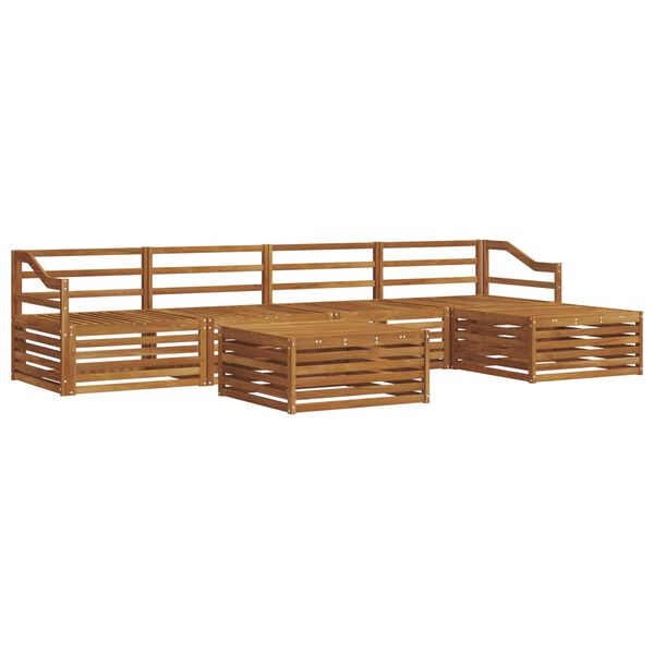 vidaXL Z&aacute;hradn&aacute; s&uacute;prava gaučov 6 pcs Pr&iacute;rodn&aacute;