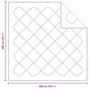 vidaXL Prikrývky a deky Biela 200 x 200 cm Mikrovlákno