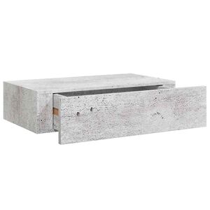 vidaXL N&aacute;stenn&aacute; z&aacute;suvkov&aacute; polica bet&oacute;novosiv&aacute; 40x23,5x10 cm MDF