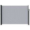 vidaXL Retračn&aacute; bočn&aacute; mark&iacute;za 117 x 300 cm Polyester Obdĺžnikov&yacute; Siv&aacute;