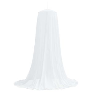 vidaXL Sieť proti kom&aacute;rom na posteľ 156 sieť 3 pcs Biela Polyester