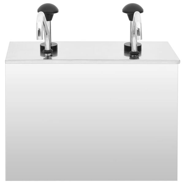 vidaXL D&aacute;vkovač na om&aacute;čku nehrdzavej&uacute;ca oceľ 2 x 3,5 l