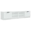 vidaXL TV stol&iacute;ky 2 ks biele 80x35x36,5 cm spracovan&eacute; drevo