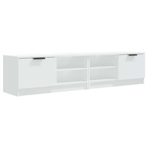 vidaXL TV stol&iacute;ky 2 ks biele 80x35x36,5 cm spracovan&eacute; drevo