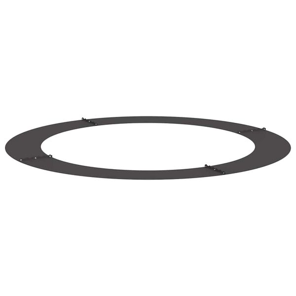 vidaXL vhodn&yacute; pre ploch&yacute; stromov&yacute; kr&uacute;žok Čierna &Oslash;90 / 120 cm Oceľ