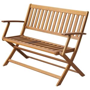vidaXL Z&aacute;hradn&aacute; lavička 120 cm, ak&aacute;ciov&yacute; mas&iacute;v