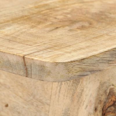 vidaXL Konzolový stolík 115x40x75 cm surové masívne mangovníkové drevo
