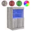 vidaXL Komoda s LED svetlami siv&aacute; sonoma 41x37x67 cm