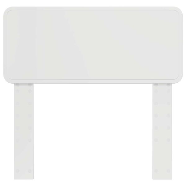 vidaXL Zadn&eacute; čelo Leskl&aacute; biela 75 cm Kompozitn&eacute; drevo