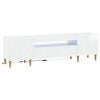 vidaXL LED TV kabinet DELFT 153 x 35 x 43 cm Biela s vysok&yacute;m leskom
