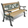 vidaXL Detsk&aacute; z&aacute;hradn&aacute; lavička 84 cm, drevo