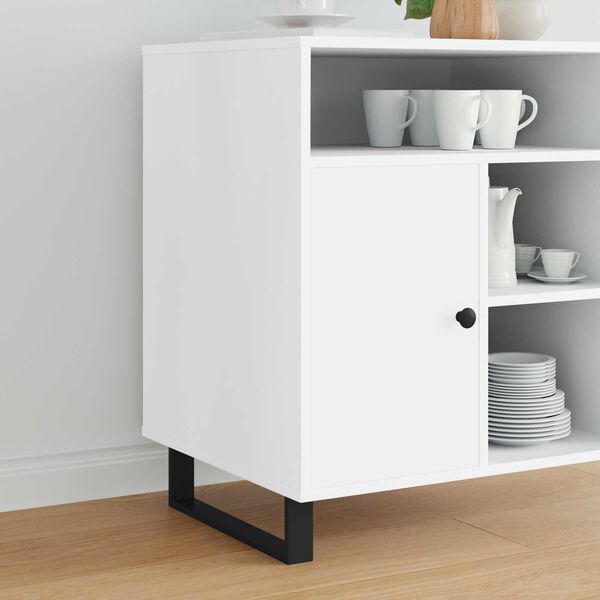 vidaXL Nohy n&aacute;bytku 12 pcs Čierna 376 x 40,5 x 100 mm Železo