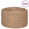 vidaXL Jutov&eacute; lano 25 m dlh&eacute; 20 mm hrub&eacute;