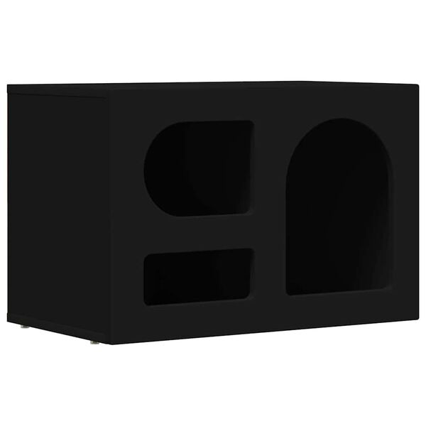 vidaXL TV skrinka Čierna 60 x 35 x 40 cm Kompozitn&eacute; drevo