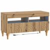 vidaXL LED TV kabinet Dub artisan Kompozitn&eacute; drevo