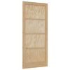 vidaXL Vn&uacute;torn&eacute; dvere Pr&iacute;rodn&aacute; 93 x 211 cm Preglejka