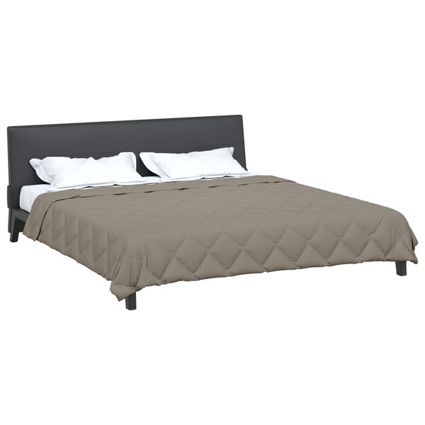 vidaXL Prikr&yacute;vka na cel&yacute; rok Svetlosiv&aacute; 200 x 220 cm Mikrovl&aacute;kno