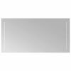 vidaXL Zrkadlo do k&uacute;peľne s LED Priehľadn&aacute; 80 x 40 cm tvrden&eacute; sklo