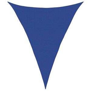 vidaXL Slnečn&aacute; plachta 160 g/m&sup2; trojuholn&iacute;kov&aacute; modr&aacute; 5x6x6 m HDPE