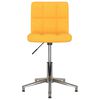 vidaXL Otočn&aacute; kancel&aacute;rska stolička horčicovo-žlt&aacute; l&aacute;tkov&aacute;