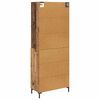 vidaXL Highboard Star&eacute; drevo 69,5 x 34 x 180 cm Kompozitn&eacute; drevo
