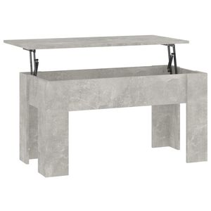 vidaXL Konferenčn&yacute; stol&iacute;k bet&oacute;nov&yacute; siv&yacute; 101x49x52 cm spracovan&eacute; drevo