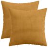 vidaXL Poťah na podložku 2 pcs HEERLEN Žlt&aacute; 30 x 30 cm man&scaron;estr