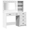 vidaXL Toaletn&yacute; stol&iacute;k 2 pcs Biela 78.5 x 41 x 135 cm Kompozitn&eacute; drevo