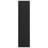 vidaXL &Scaron;atn&aacute; skriňa Čierny dub 100 x 50 x 200 cm Kompozitn&eacute; drevo