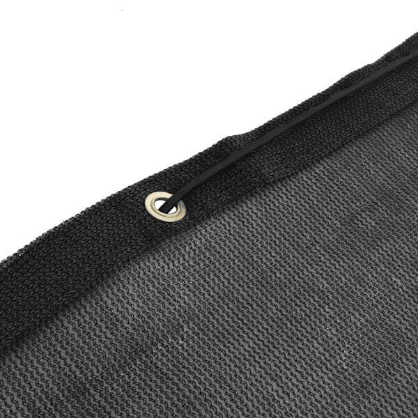 vidaXL Sieť na kontajner čierna 4x9 m HDPE