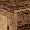 vidaXL Plávajúci nočný stolík Old Wood 40x32x15 cm Engineered Wood