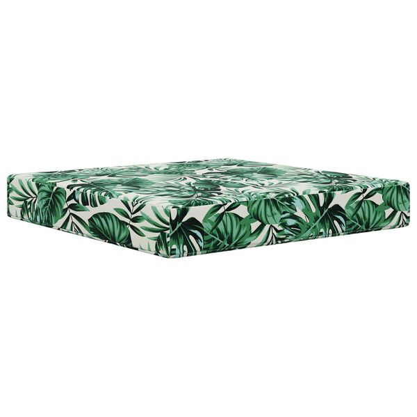 vidaXL Vank&uacute;&scaron; na vonkaj&scaron;iu pohovku 2 pcs Vzor listov Polyester