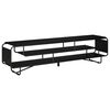 vidaXL TV stol&iacute;k 180 x 36 x 45 cm Čierny dub Kompozitn&eacute; drevo
