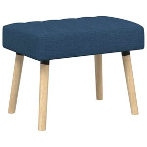vidaXL Pruhovo pre&scaron;it&aacute; lavica Modr&aacute; 60 x 40 x 45 cm L&aacute;tka