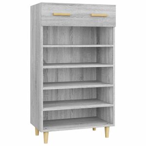 vidaXL Botn&iacute;k siv&yacute; dub sonoma 60x35x105 cm spracovan&eacute; drevo
