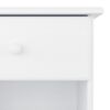vidaXL Nočný stolík ALTA biely 41x35x41 cm masívna borovica