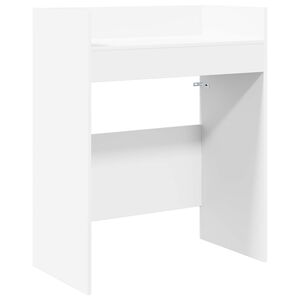 vidaXL DJ st&ocirc;l Biela 102 x 45 x 102 cm Kompozitn&eacute; drevo