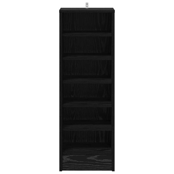 vidaXL Skriňa na top&aacute;nky Čierny dub 32 x 35 x 90 cm Kompozitn&eacute; drevo