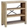 vidaXL Knižnica s 3 policami 80x30x80 cm ak&aacute;ciov&yacute; mas&iacute;v