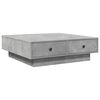 vidaXL Konferenčn&yacute; stol&iacute;k bet&oacute;nov&yacute; siv&yacute; 90x90x28 cm drevotrieska