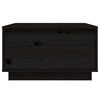 vidaXL Konferenčný stolík čierny 55x56x32 cm borovicový masív
