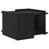 vidaXL Konferenčn&yacute; stol&iacute;k Čierny dub 50,5 x 50 x 33 cm