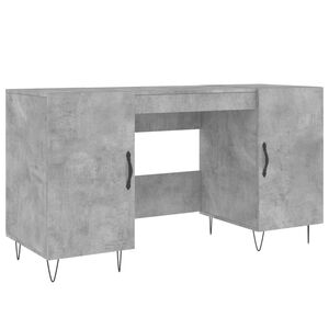 vidaXL St&ocirc;l bet&oacute;novo siv&yacute; 140x50x75 cm kompozitn&eacute; drevo